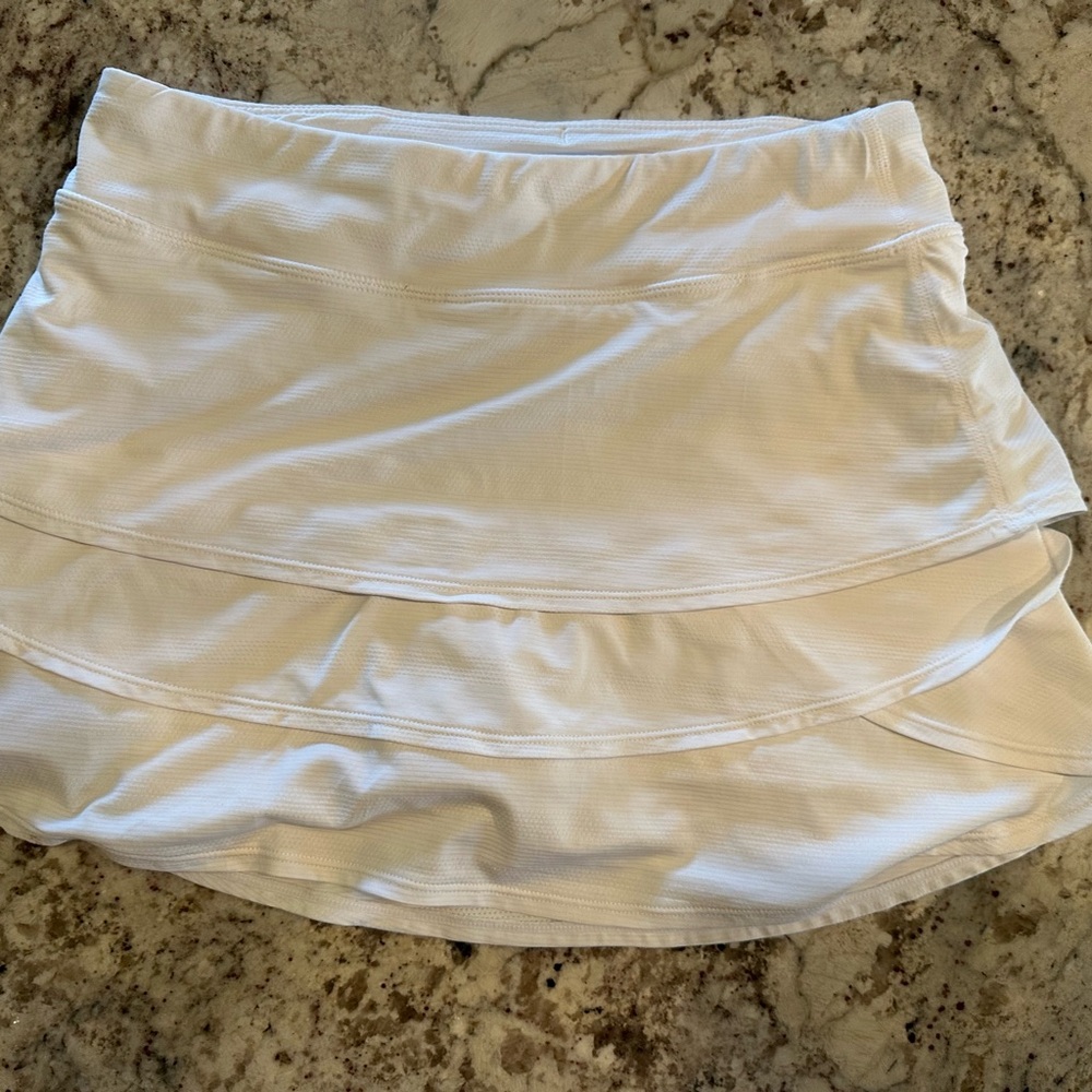 White Athletic Skort